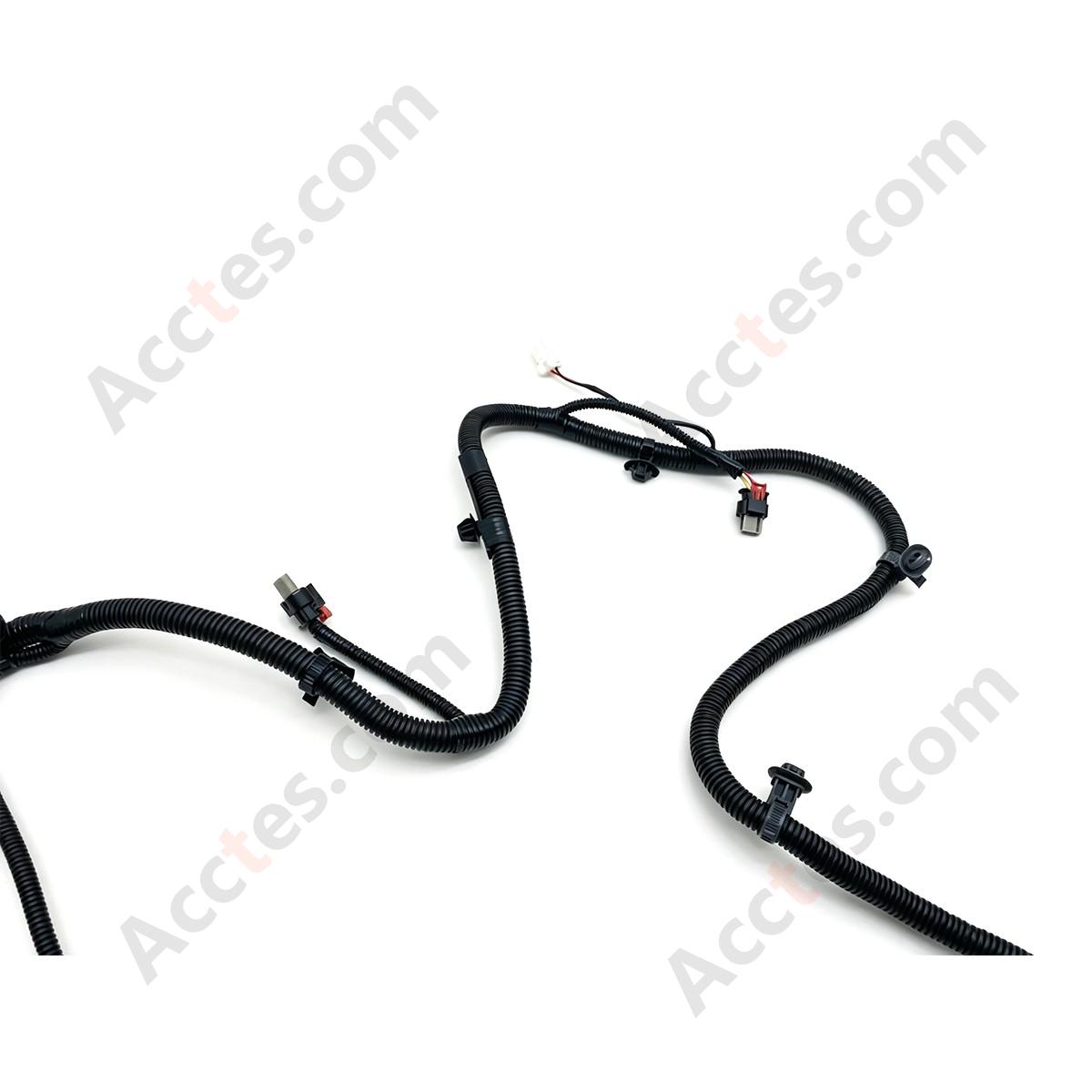 2019-2020 Tesla Model 3 Front Bumper Ultrasonic Parking Radar Wiring Harness Without Fog Lamp 1067958-01-G