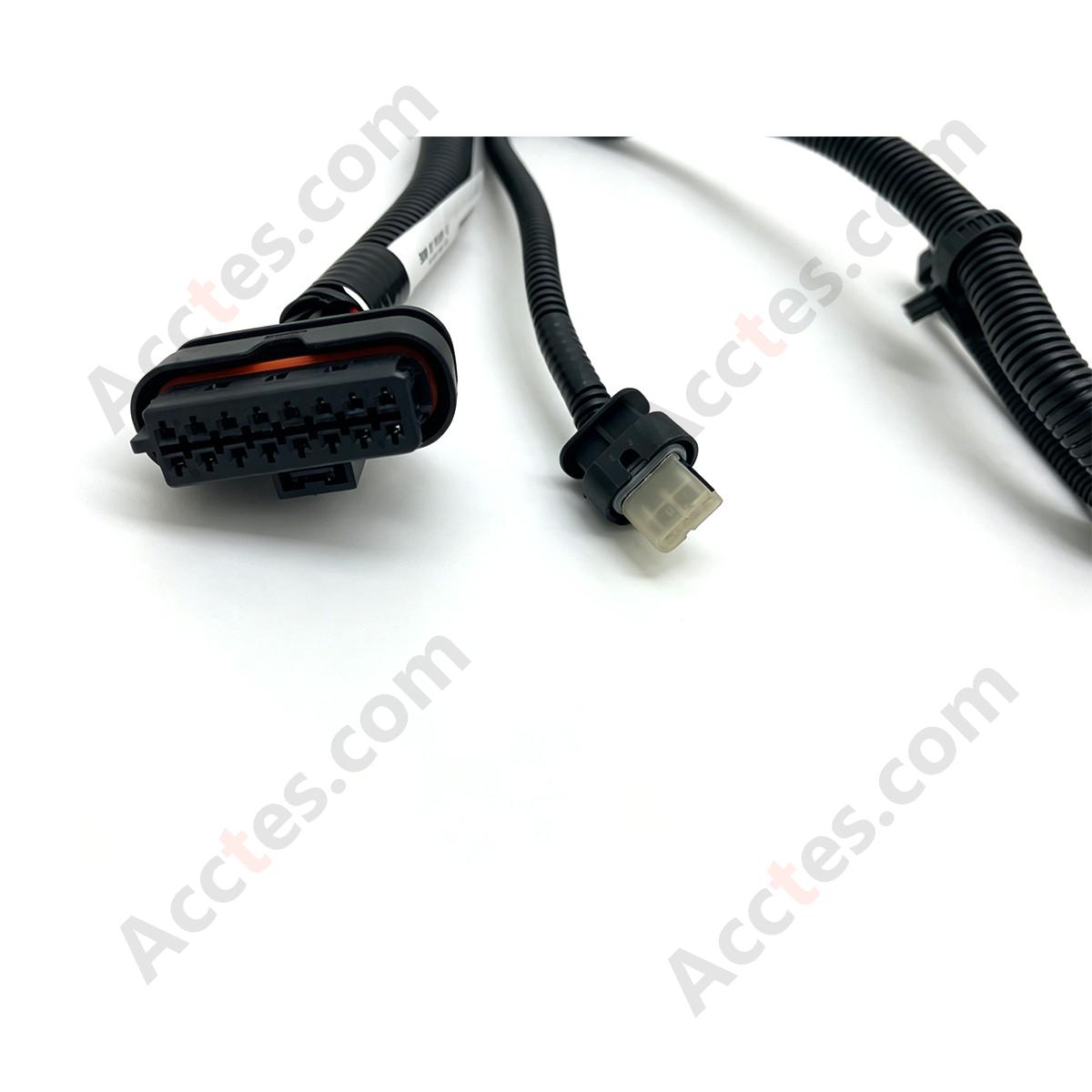 2019-2020 Tesla Model 3 Front Bumper Ultrasonic Parking Radar Wiring Harness Without Fog Lamp 1067958-01-G