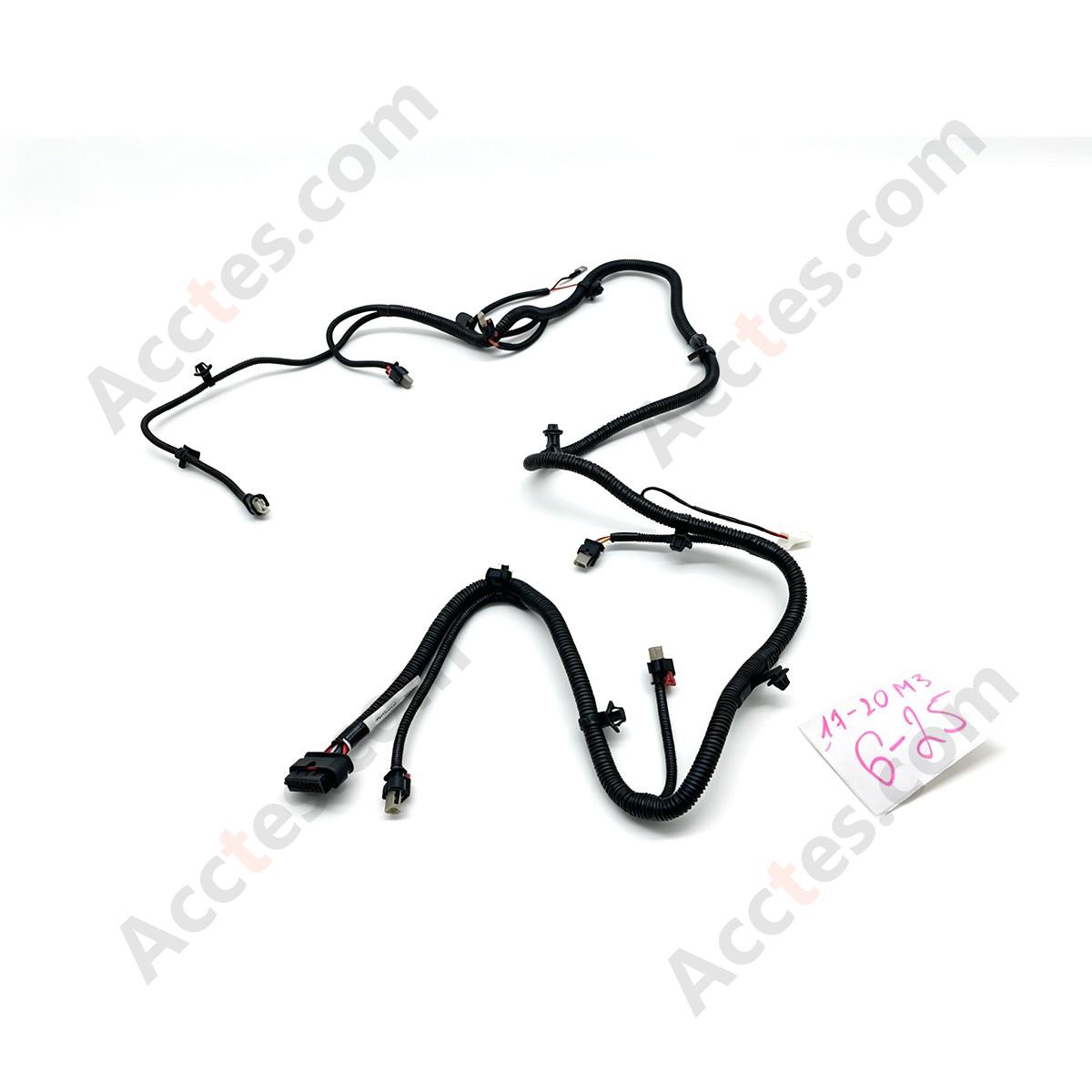 2019-2020 Tesla Model 3 Front Bumper Ultrasonic Parking Radar Wiring Harness Without Fog Lamp 1067958-01-G
