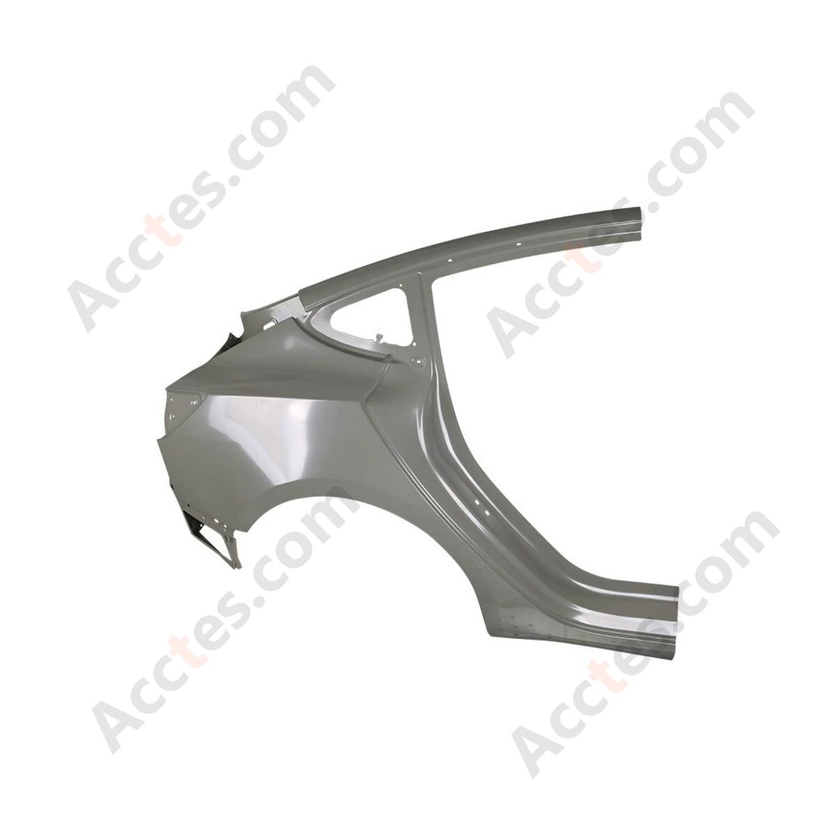 Rear Left Quarter Panel Fender With Molding For 2019-2022Tesla Model 3 OEM 1073735-SC-R