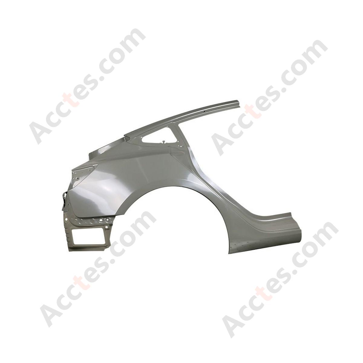 Rear Left Quarter Panel Fender With Molding For 2019-2022Tesla Model 3 OEM 1073735-SC-R
