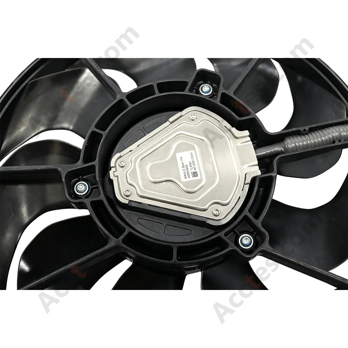 OEM Radiator Cooling Fan Assembly With Shroud OE 1077084-00-E For 2017-2023 Tesla Model 3