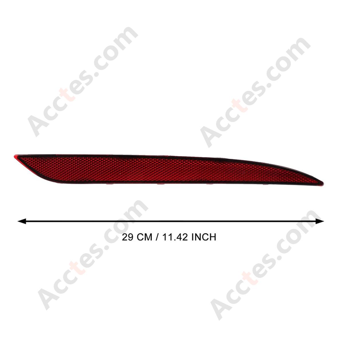 For Tesla Model 3 Rear Bumper Reflector Lamp, Left & Right Side, New, 2019-2021 OEM 1077406-00-F
