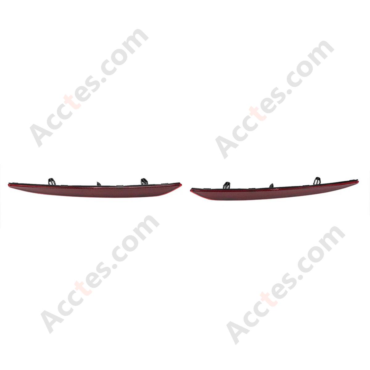 For Tesla Model 3 Rear Bumper Reflector Lamp, Left & Right Side, New, 2019-2021 OEM 1077406-00-F