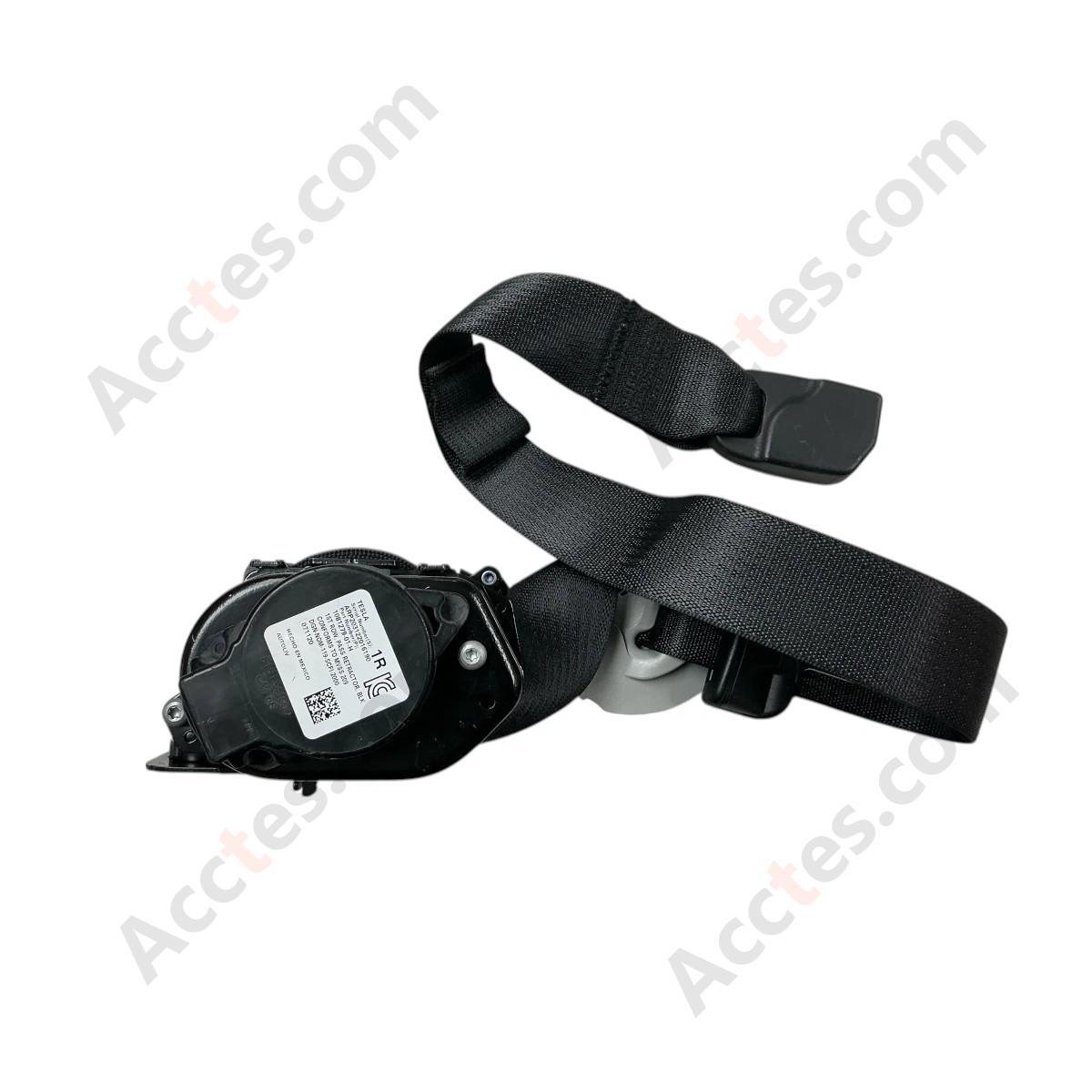 2019-2020 Tesla Model 3 front right side seat belt BLACK 1081279-01-H