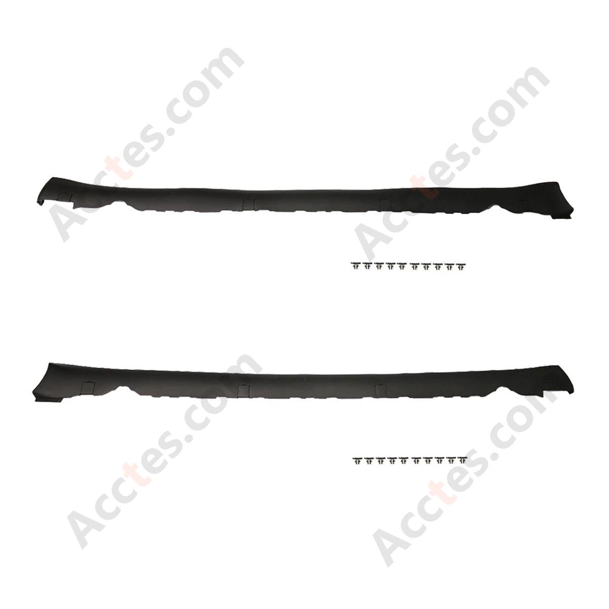Left & Right Lower Rocker Molding Cover Side Skirt For Tesla Model 3 2017-2025