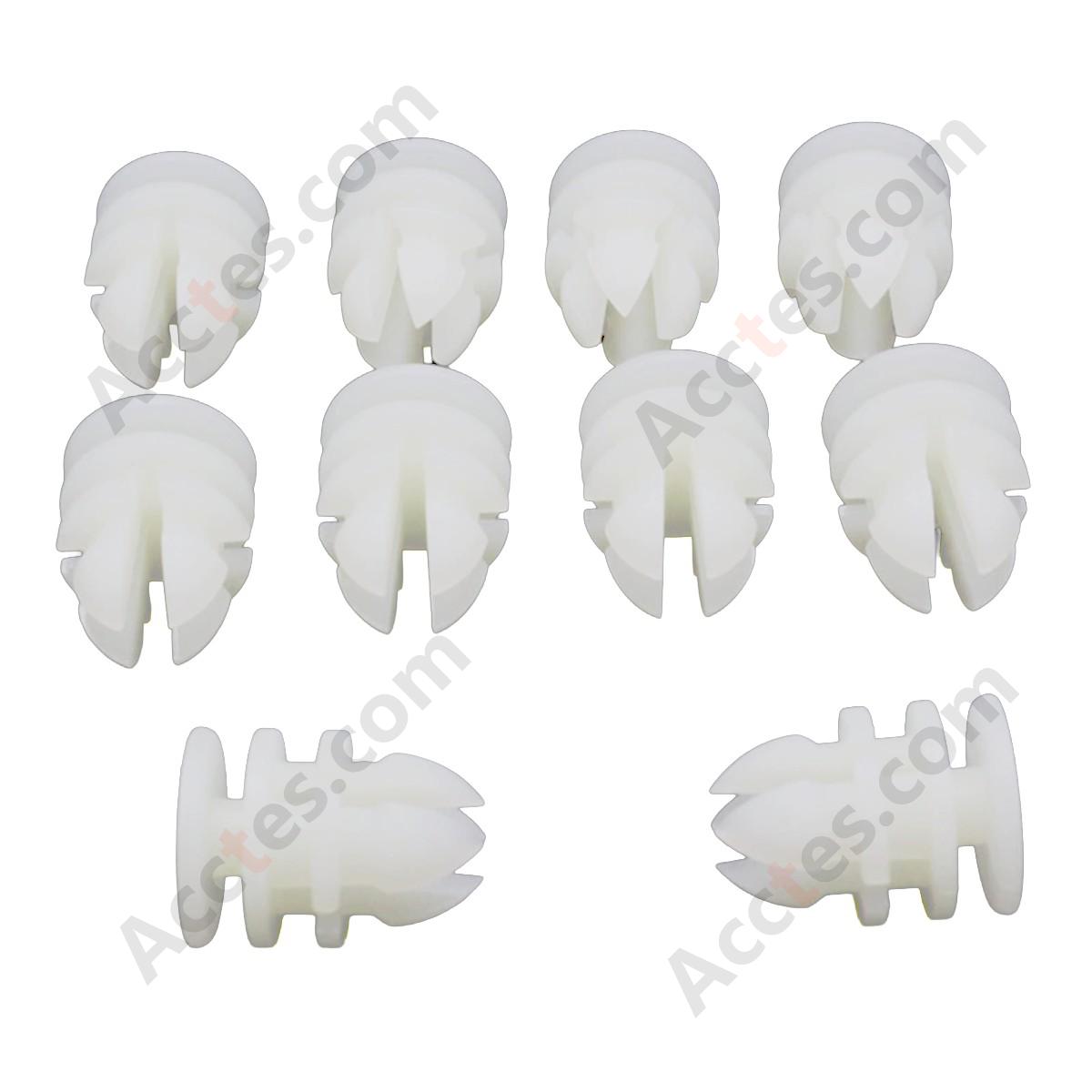 10Pcs OEM Drain Baffle Water Deflector Plastic Retainer Clip OE 1092696-00-B Fits 2017-2021 Tesla Model 3 Model Y