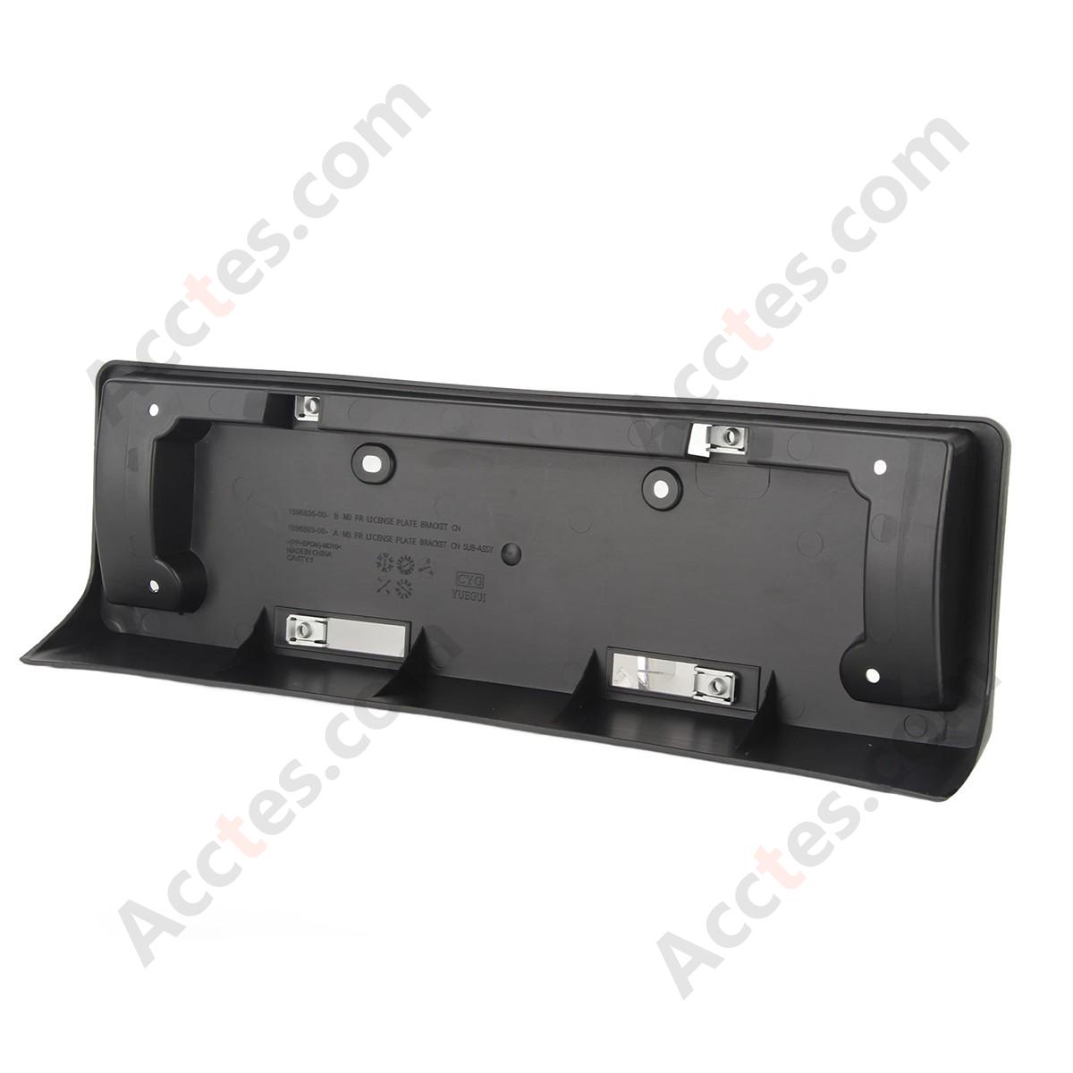 New Front License Plate European Holder 1096834‑00‑B Stable Support License Plate Bracket TESLA  MODEL 3