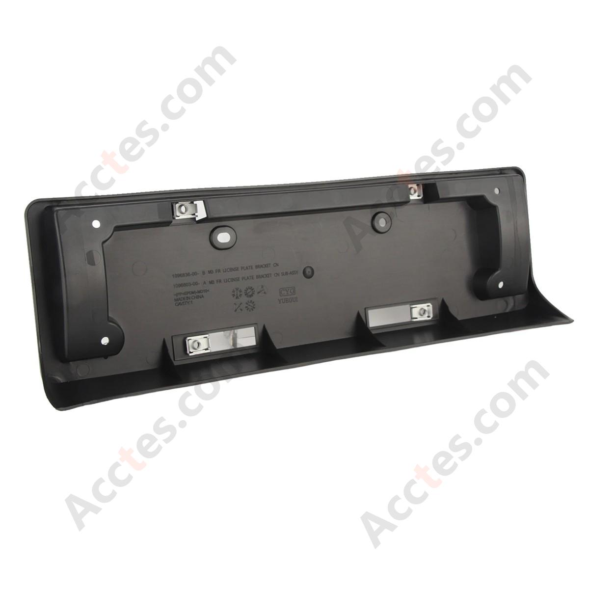 New Front License Plate European Holder 1096834‑00‑B Stable Support License Plate Bracket TESLA  MODEL 3
