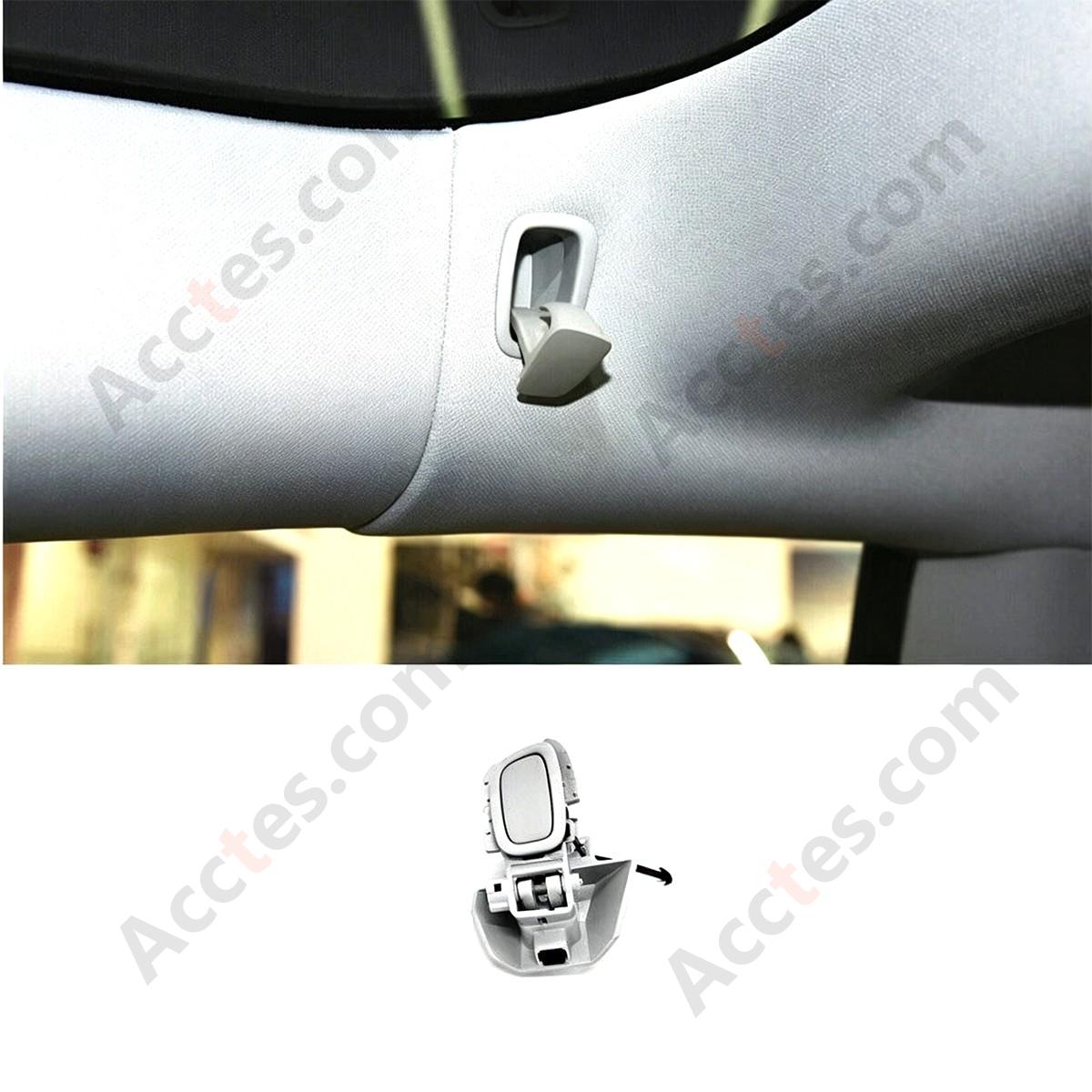 Left Side Rear Interior Roof Coat Hook Assembly For Tesla Model 3 2017-2023 1914668-10-C