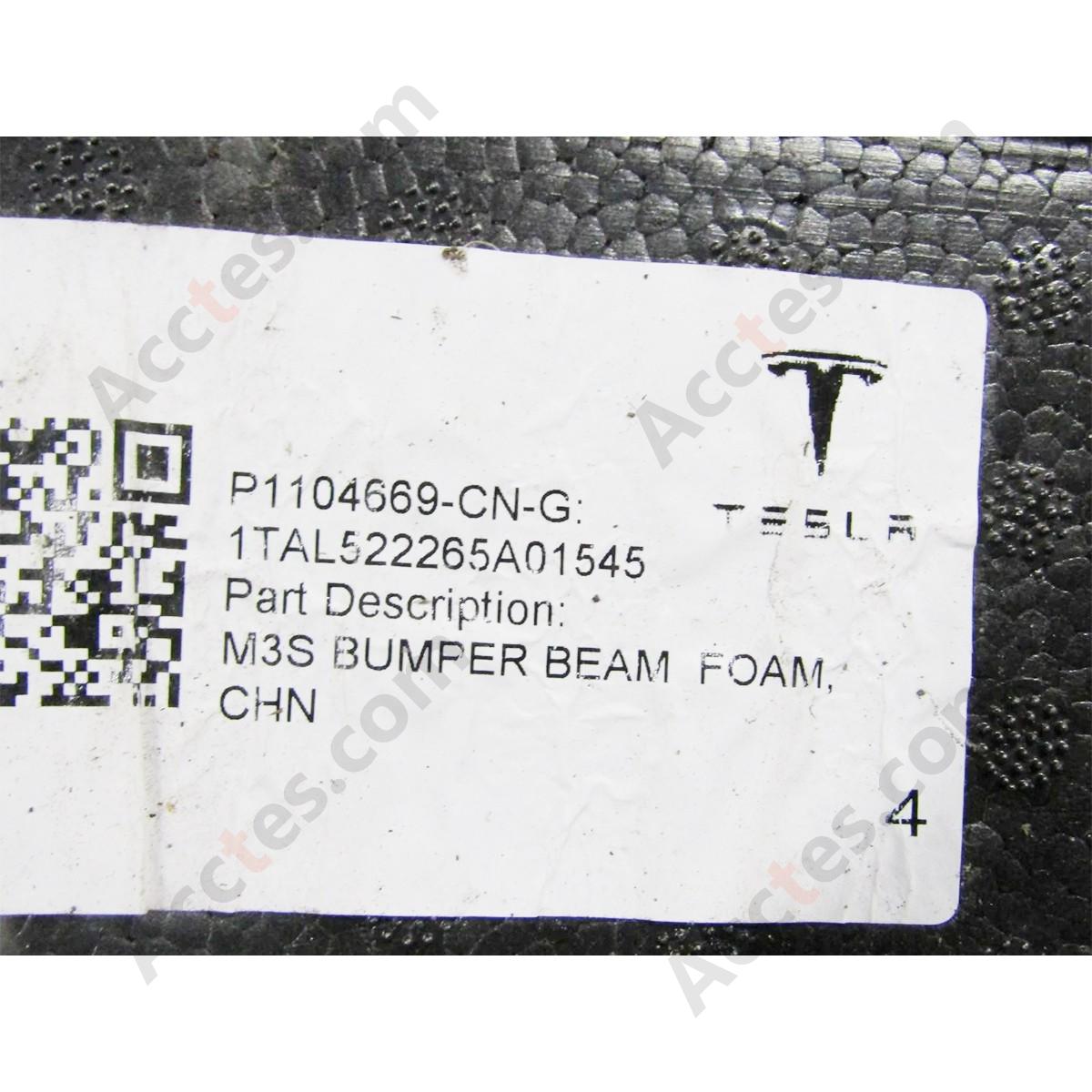 Bumper Beam Foam Model 3 2024-26 1104669-00-F