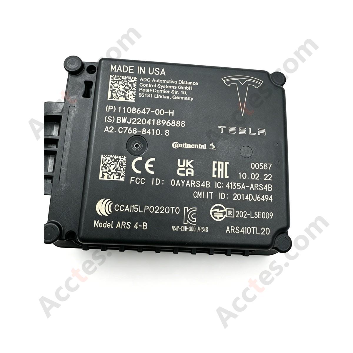 Tesla Model 3&Y 2019-2022 Front ACC Radar - CHINA Distance Sensor 1108647-00-H
