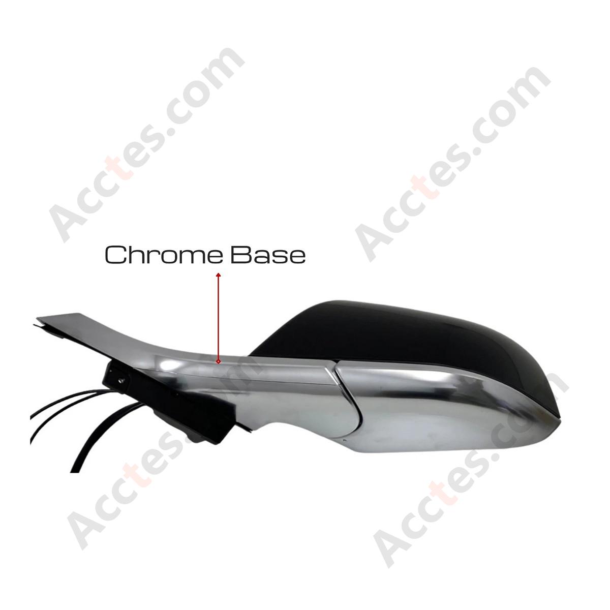 For 2017-2020 TESLA MODEL 3 Driver Side Mirror Black with Memory - Left Side