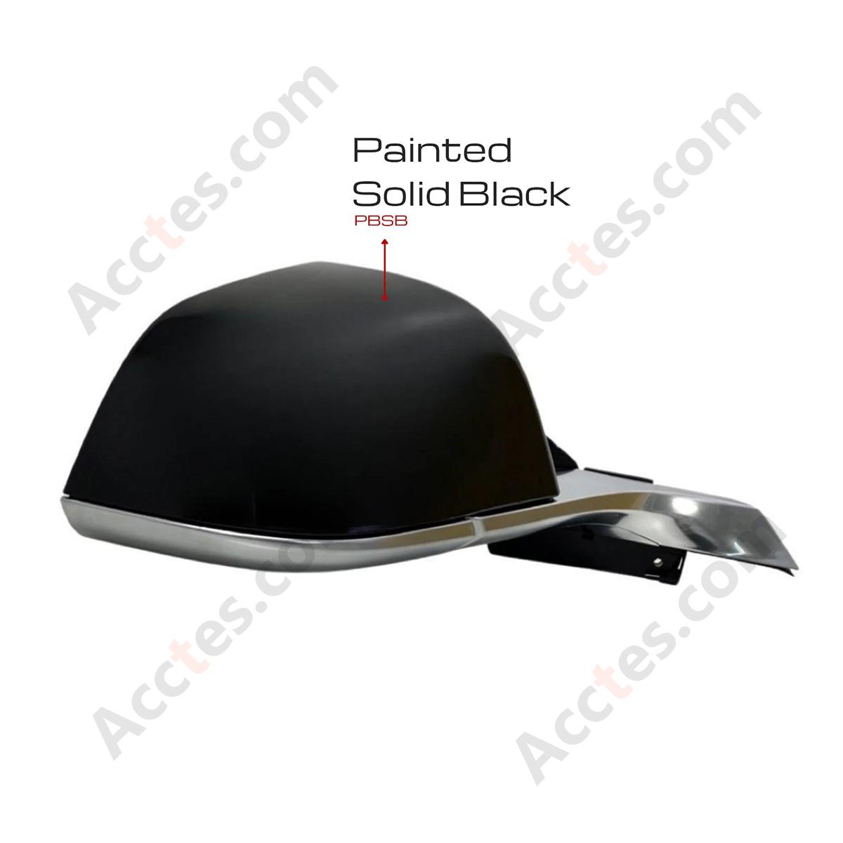 For 2017-2020 TESLA MODEL 3 Passenger Side Mirror Black with Memory - Right Side