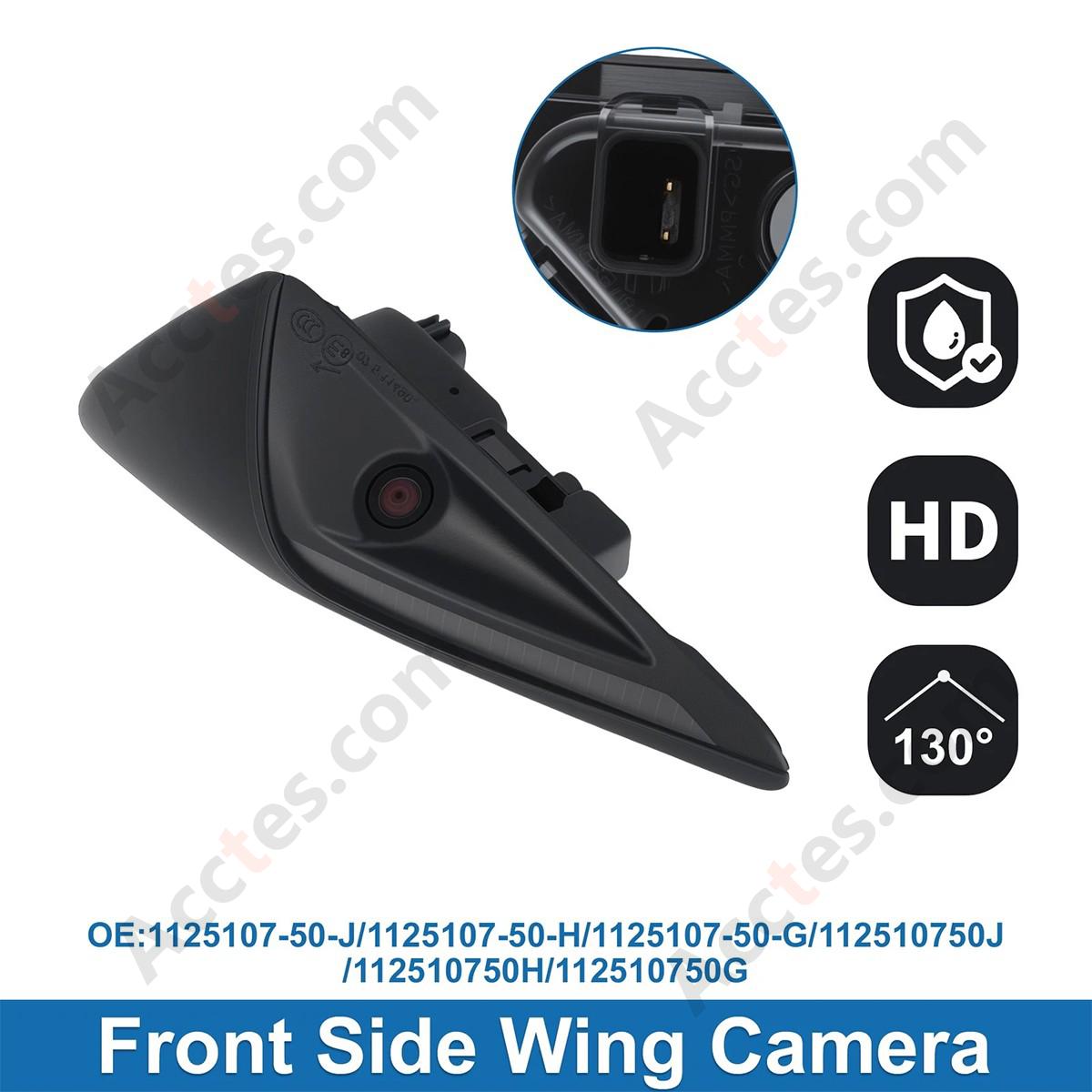 Front Right Side Fender Wing Camera for Tesla 2021-2023 Model 3&Y 1125107-50-J
