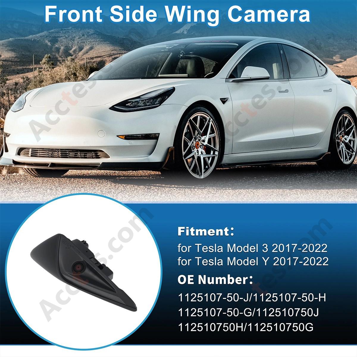 Front Right Side Fender Wing Camera for Tesla 2021-2023 Model 3&Y 1125107-50-J