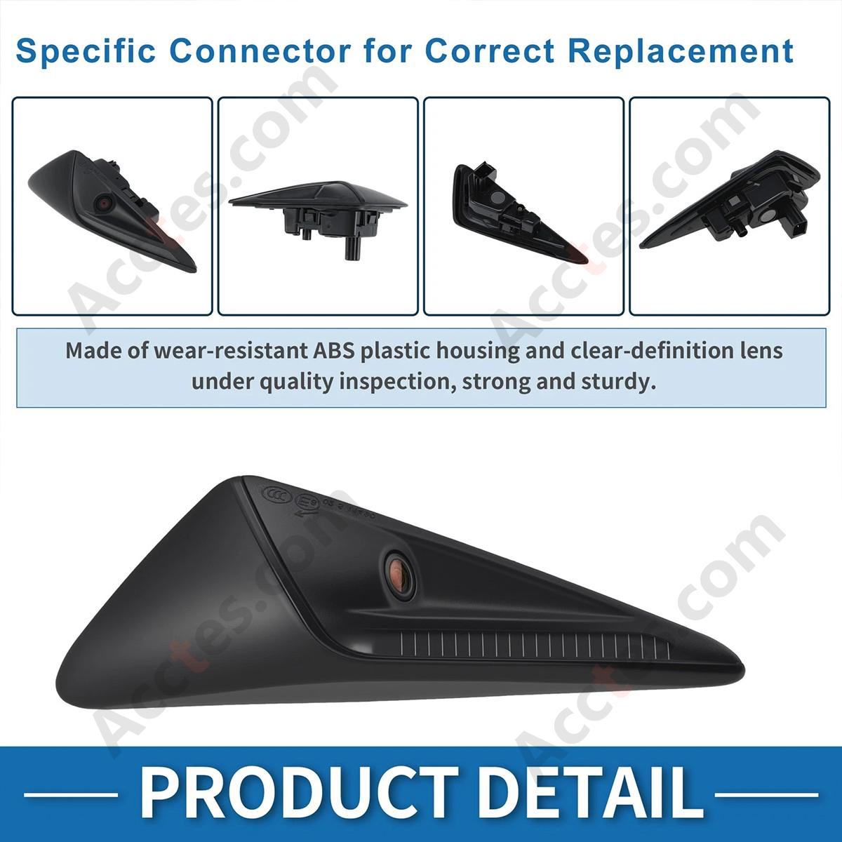 Front Right Side Fender Wing Camera for Tesla 2021-2023 Model 3&Y 1125107-50-J