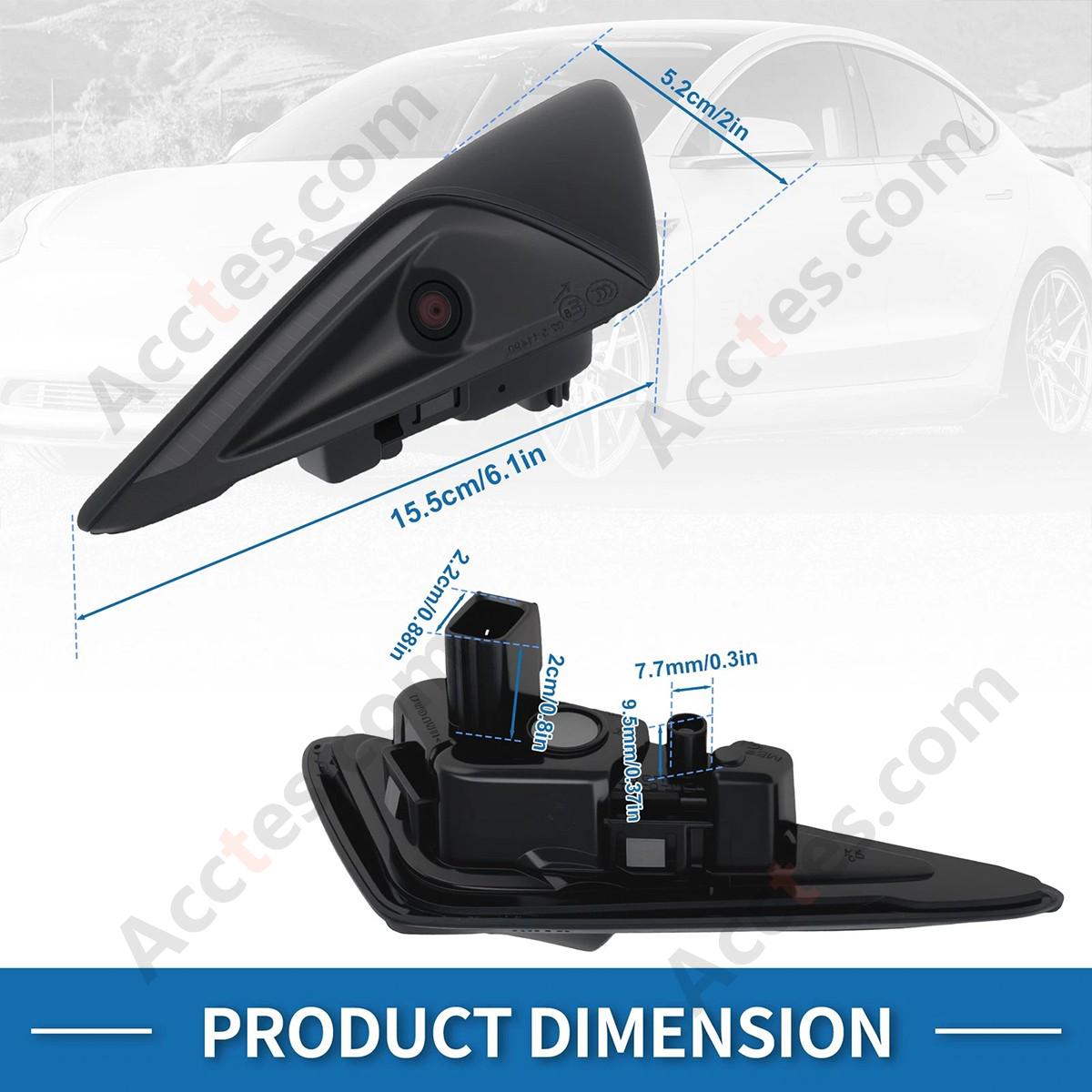 Front Right Side Fender Wing Camera for Tesla 2021-2023 Model 3&Y 1125107-50-J