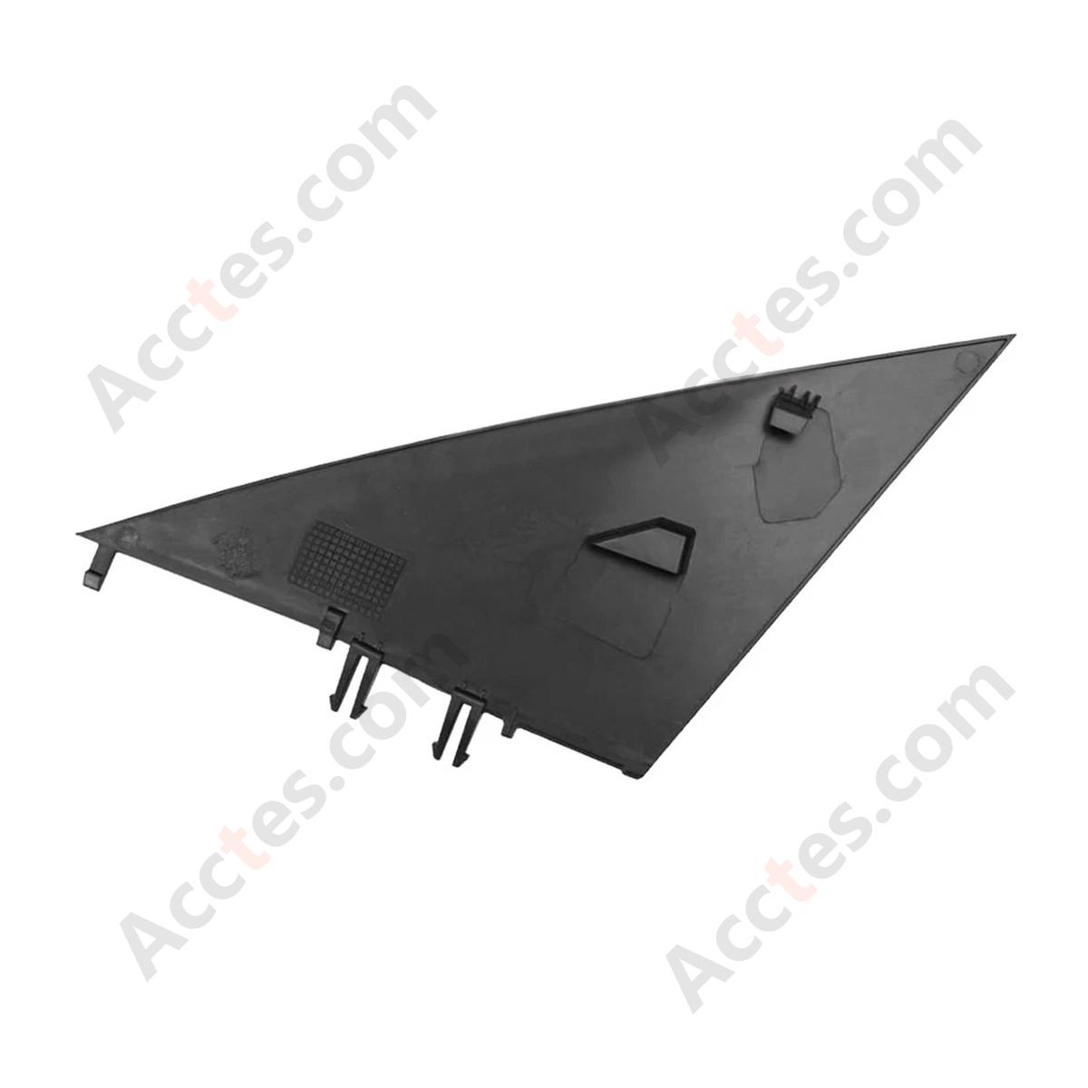 Right Side Mirror Triangle Corner Molding Fender Trim For Tesla Model 3 2021 1130656-00-D