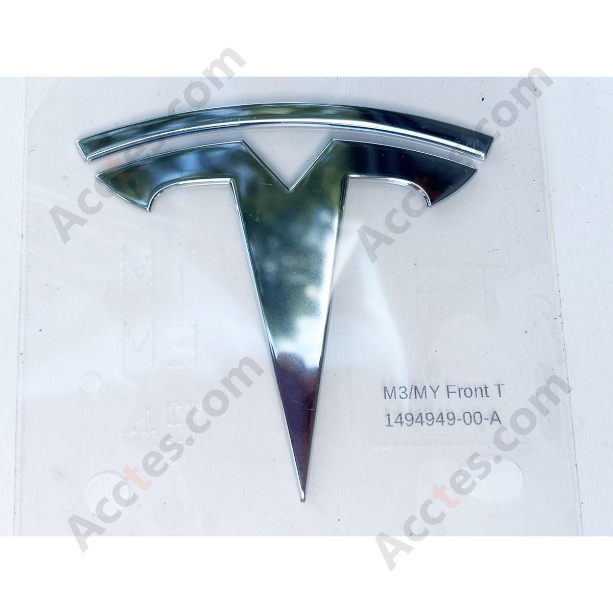 NEW  TESLA MODEL 3&Y FRONT HOOD LOGO BADGE EMBLEM OEM 1494949-00-A