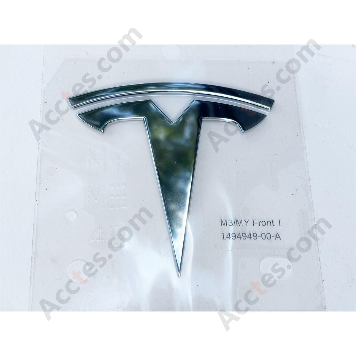 NEW  TESLA MODEL 3&Y FRONT HOOD LOGO BADGE EMBLEM OEM 1494949-00-A