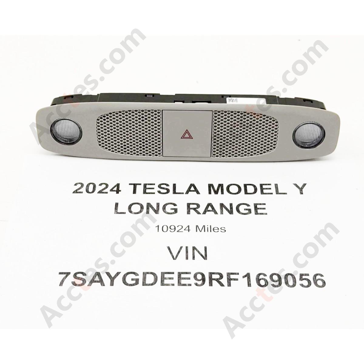 TESLA 2019-2022 MODEL 3&Y Front ROOF HEADLINER INTERIOR DOME LIGHT 1500237-00-H