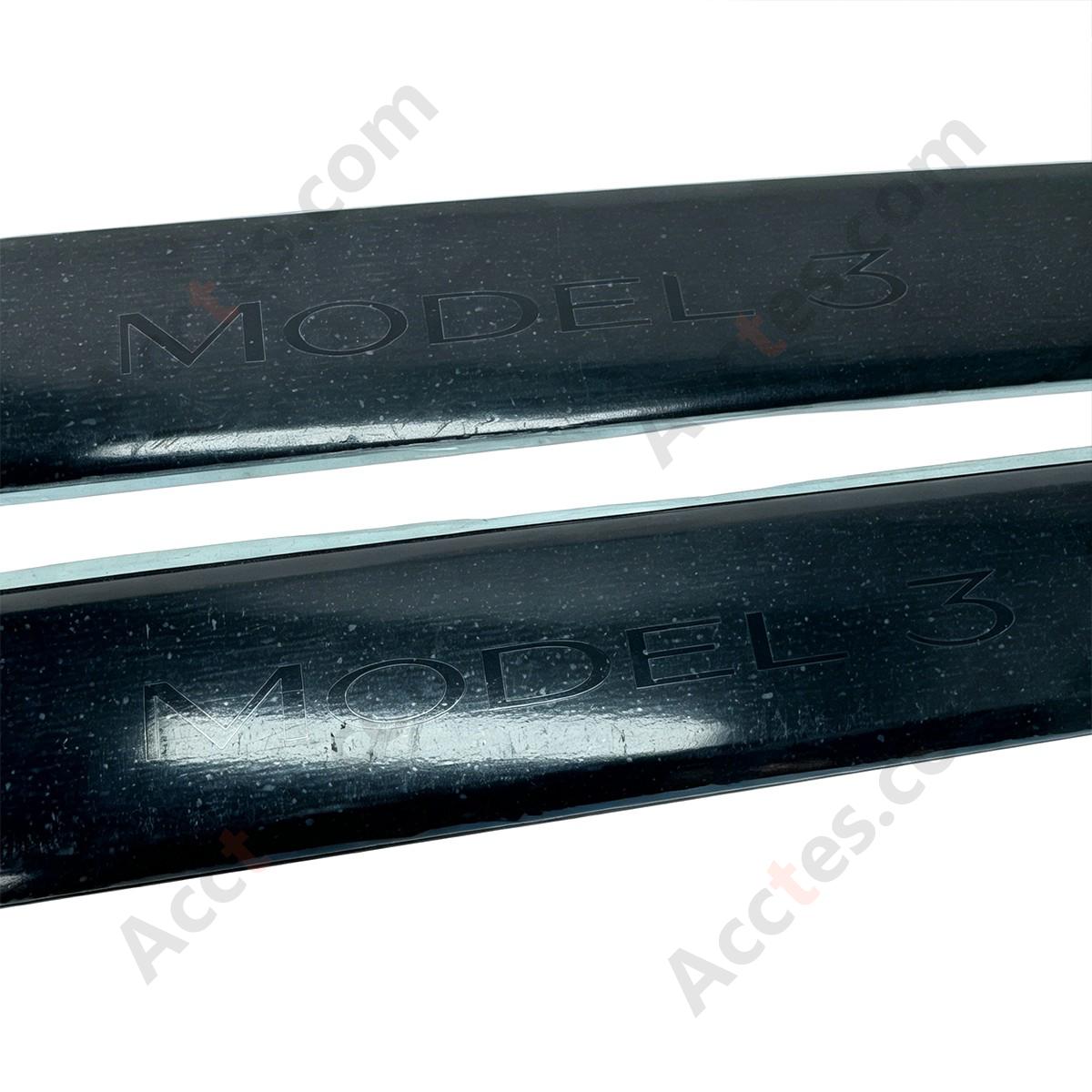 2021-2022 Tesla Model 3 Front Left Right Door Sill Scuff Plate 1504763-00-C