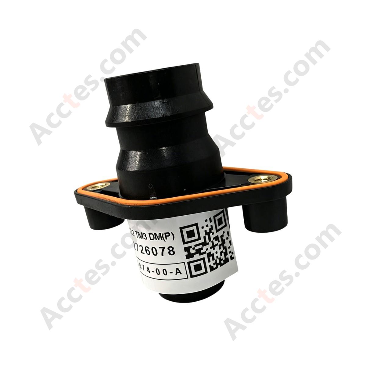 2021-2023 Tesla Model 3&Y Main Battery Cooling System Pipe  duct Adapter Orange Seal OEM 1505074-00-A