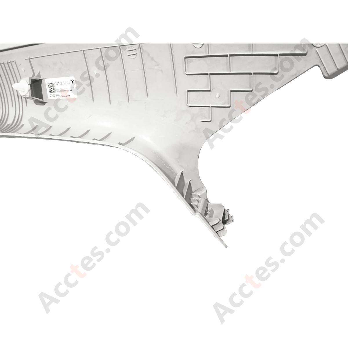 #GENUINE TESLA MODEL 3 RIGHT UPPER GREY A-PILLAR TRIM 2020-2023 1527915-01-A