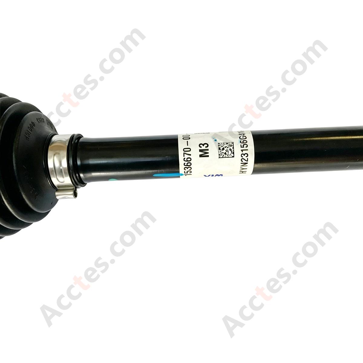 OEM 17-26 TESLA MODEL 3 AXLE FRONT HALF SHAFT ASSEMBLY 25MM X 540MM 1536670-00-B
