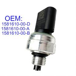 AC High Pressure Refrigerant Sensor OEM 1581610-00-D For 2020-2025 Tesla Model 3 Model Y Black Air Conditioning Pressure Switch Black