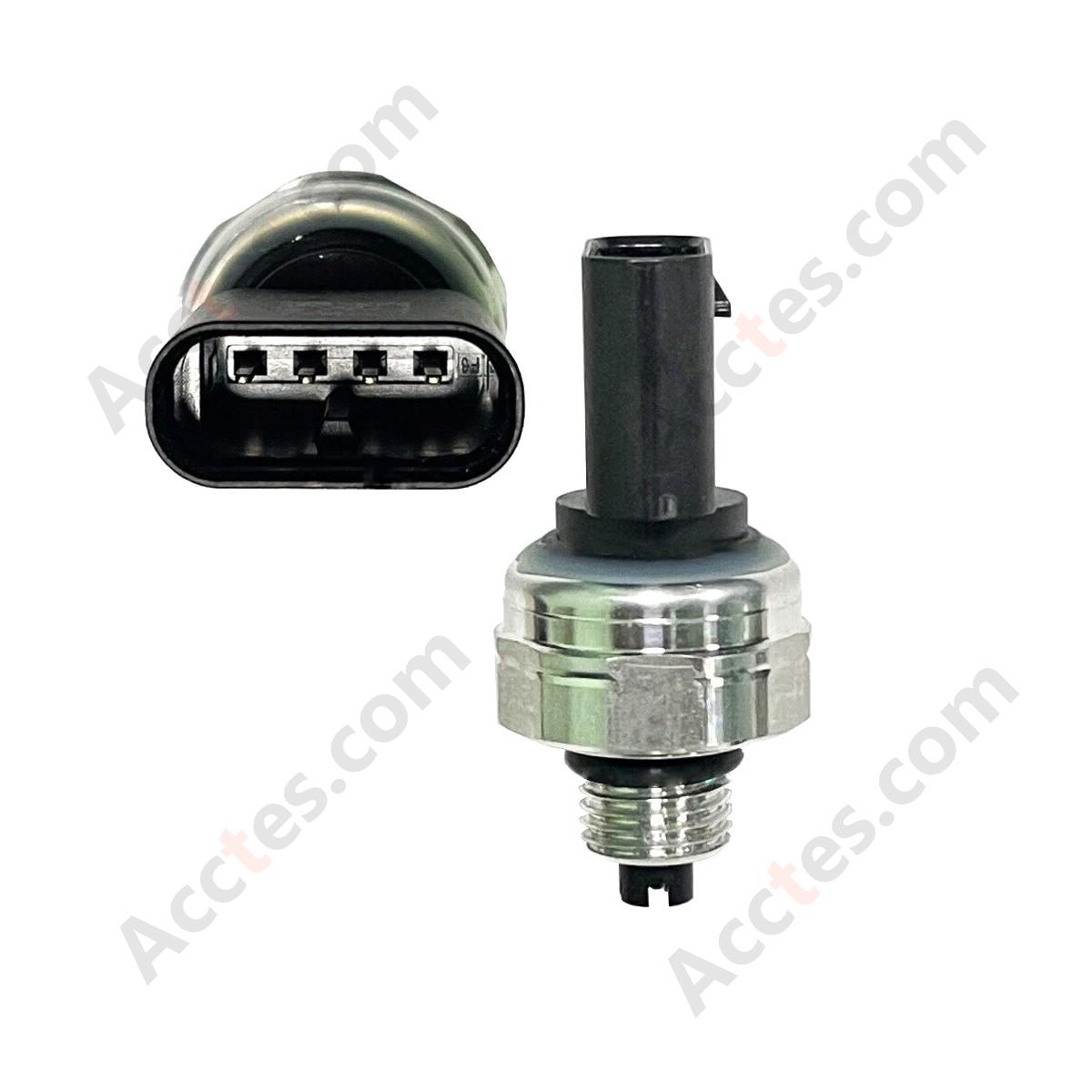 AC High Pressure Refrigerant Sensor OEM 1581610-00-D For 2020-2025 Tesla Model 3 Model Y Black Air Conditioning Pressure Switch Black