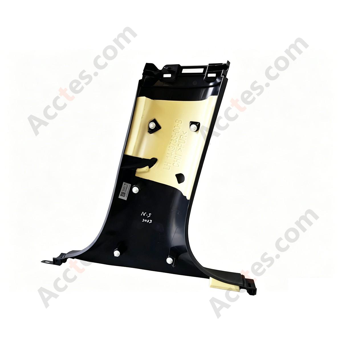 Tesla Model 3  2019-2022 Left Side Interior B Pillar Lower Trim  1643429-00-A