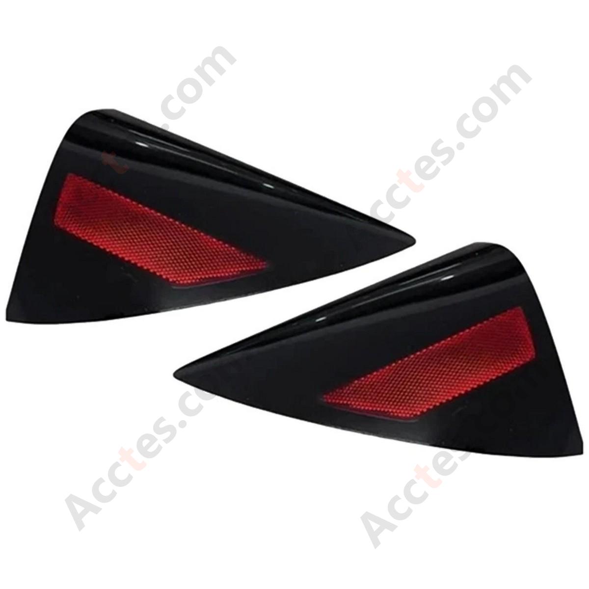 Rear Right Passenger Side Charging Port Cover With Tail Light Reflector Trim For 2023 Tesla Model 3 OEM 1715105-00-B