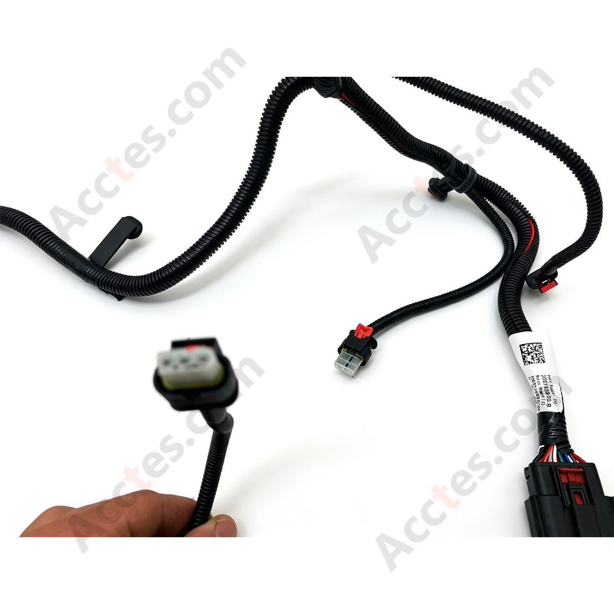 2021-2022 Tesla Model 3 Front Bumper Wiring Harness w/ Fog Lamp & Ultrasonic Parking Sensor 2067958-00-B OEM