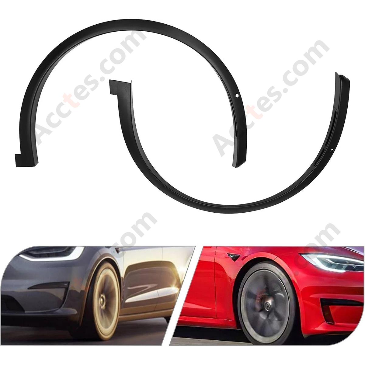 Wheel Brow Front Long Right Fender Flare Molding Trim For Tesla Model X 2016-2021 1035289-00-L
