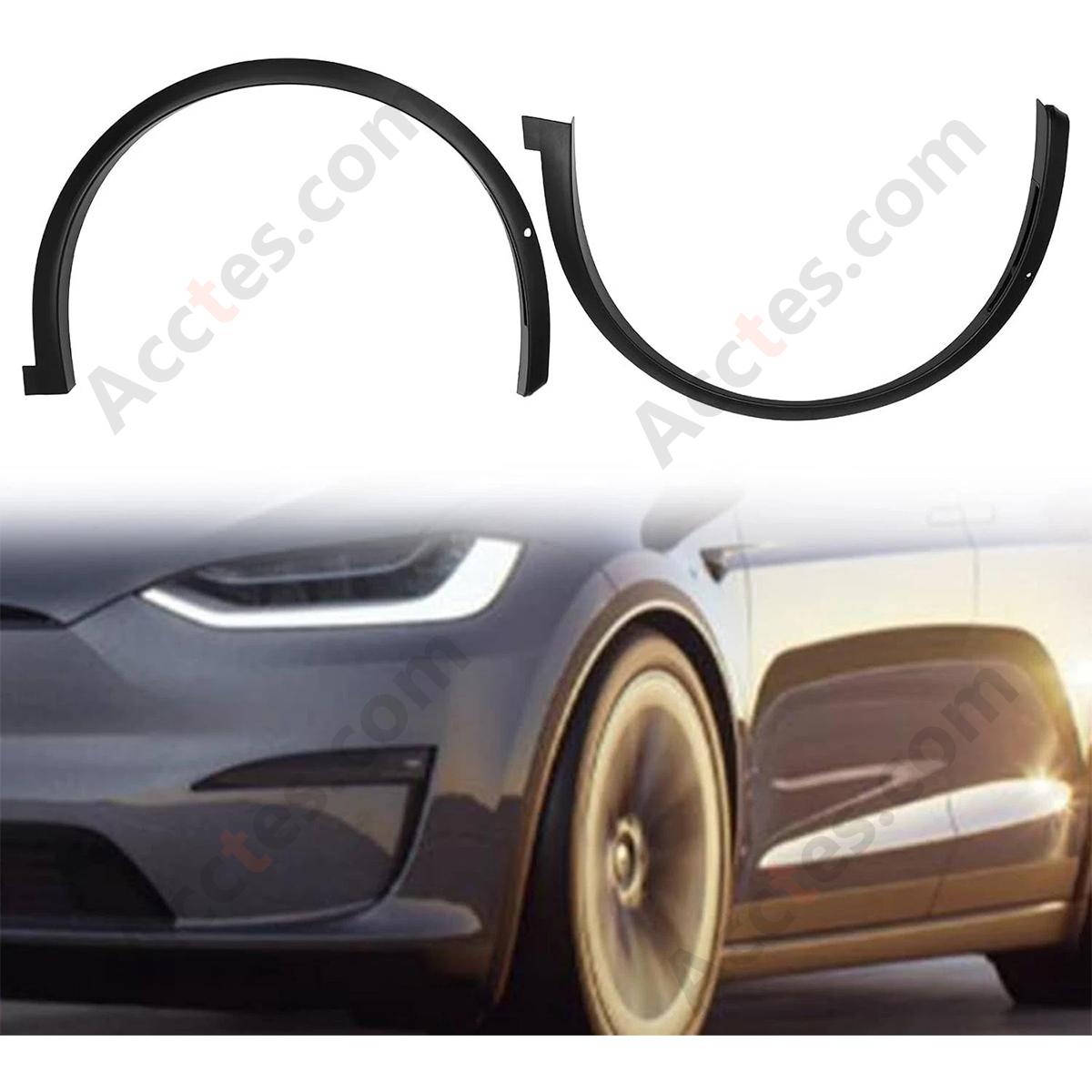 Wheel Brow Front Long Right Fender Flare Molding Trim For Tesla Model X 2016-2021 1035289-00-L