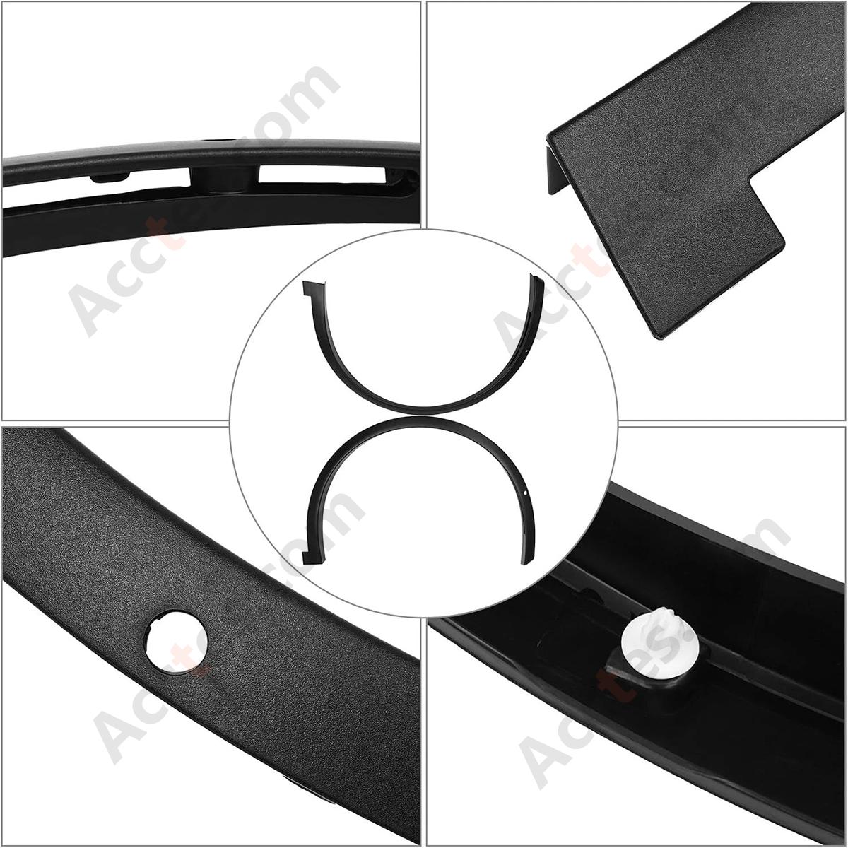 Wheel Brow Front Long Right Fender Flare Molding Trim For Tesla Model X 2016-2021 1035289-00-L