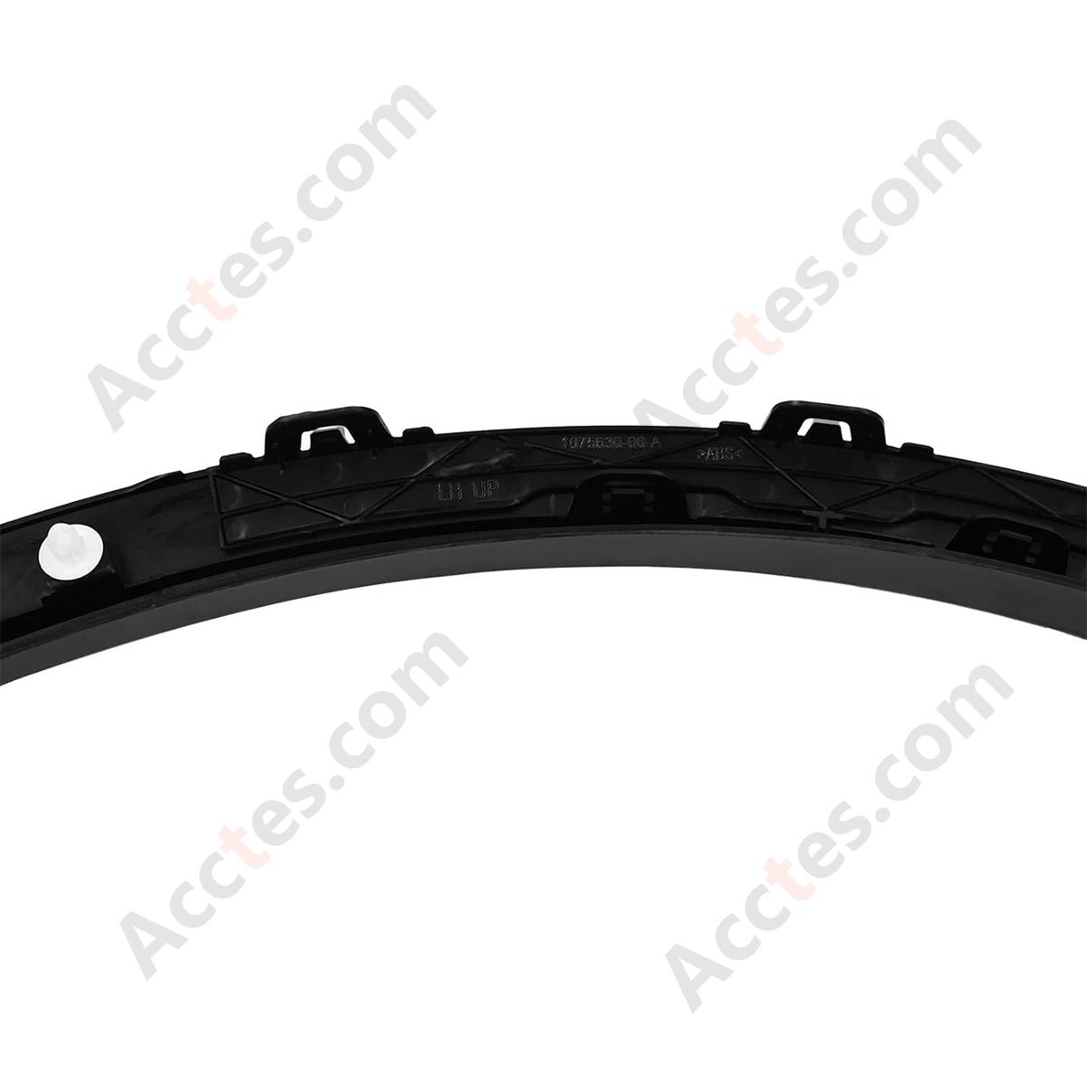 Wheel Brow Front Long Right Fender Flare Molding Trim For Tesla Model X 2016-2021 1035289-00-L