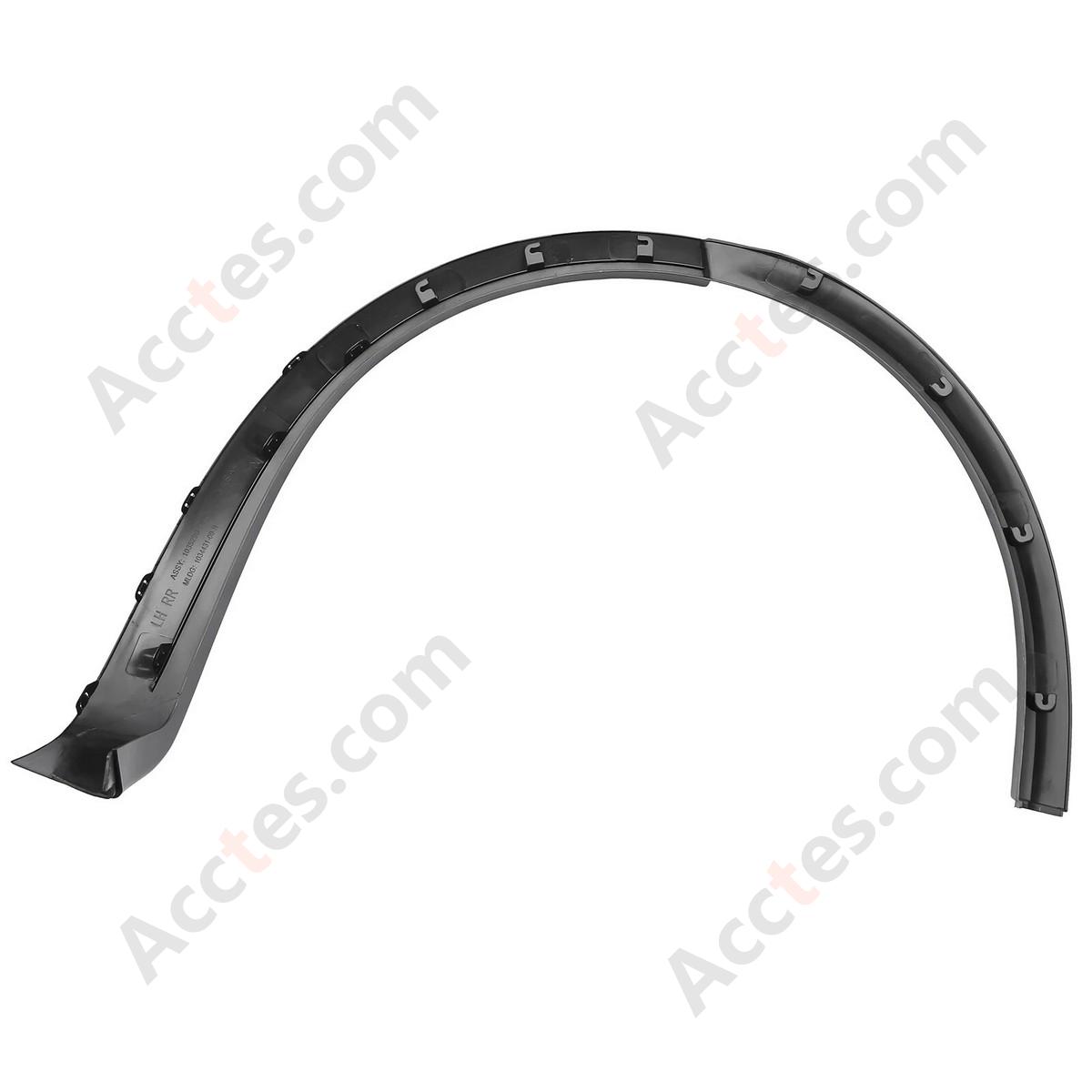 Fit For 2016-2023 Tesla Model X Rear Fender Wheel Flare Molding Trim Left Side