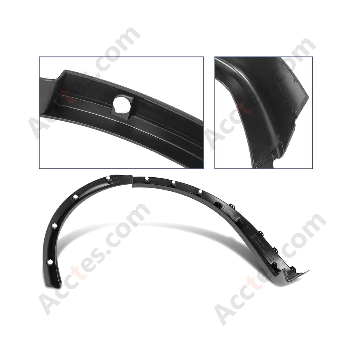 Wheel Brow Rear Bumper Long Right Fender Garnish Molding Trim For Tesla  2016-2024 Model X 1035291-00-G
