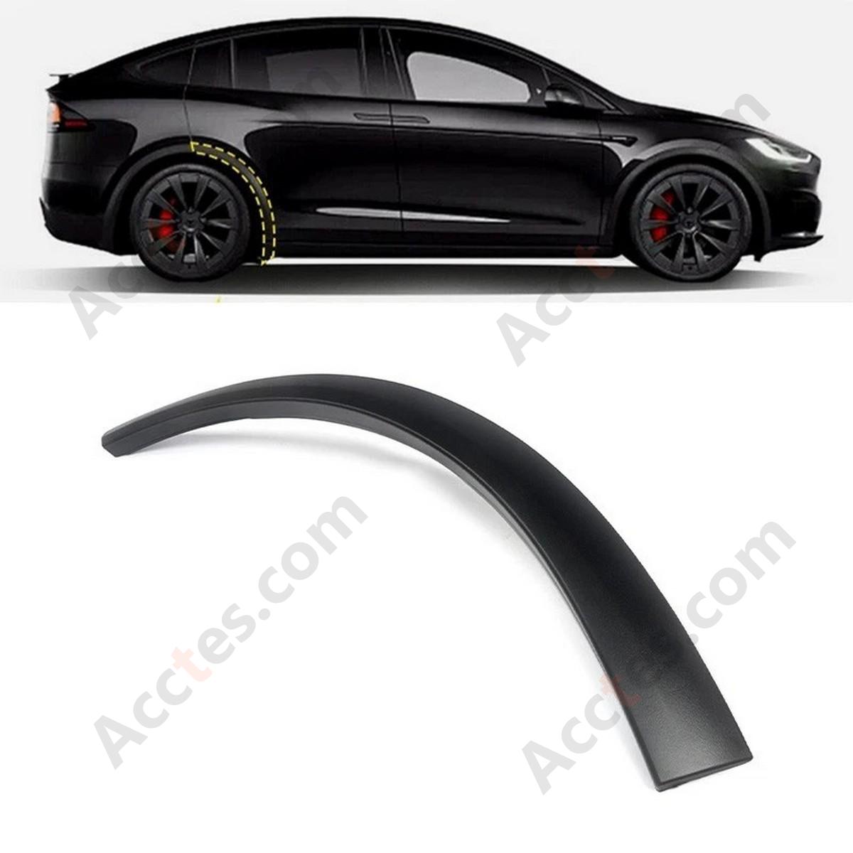 Rear Wheel Arch Rear Door Short Left Fender Flare Trim For Tesla 2016-2023 Model X 1045890-00-E