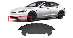 For TESLA 2021-2026 MODEL S FRONT BUMPER LOWER SHIELD GUARD VALANCE COVER 1050376-00-B