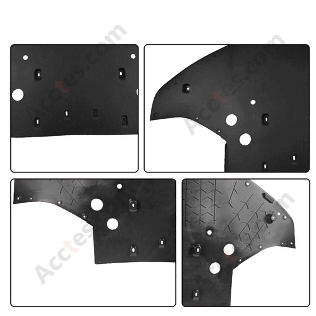 For TESLA 2021-2026 MODEL S FRONT BUMPER LOWER SHIELD GUARD VALANCE COVER 1050376-00-B