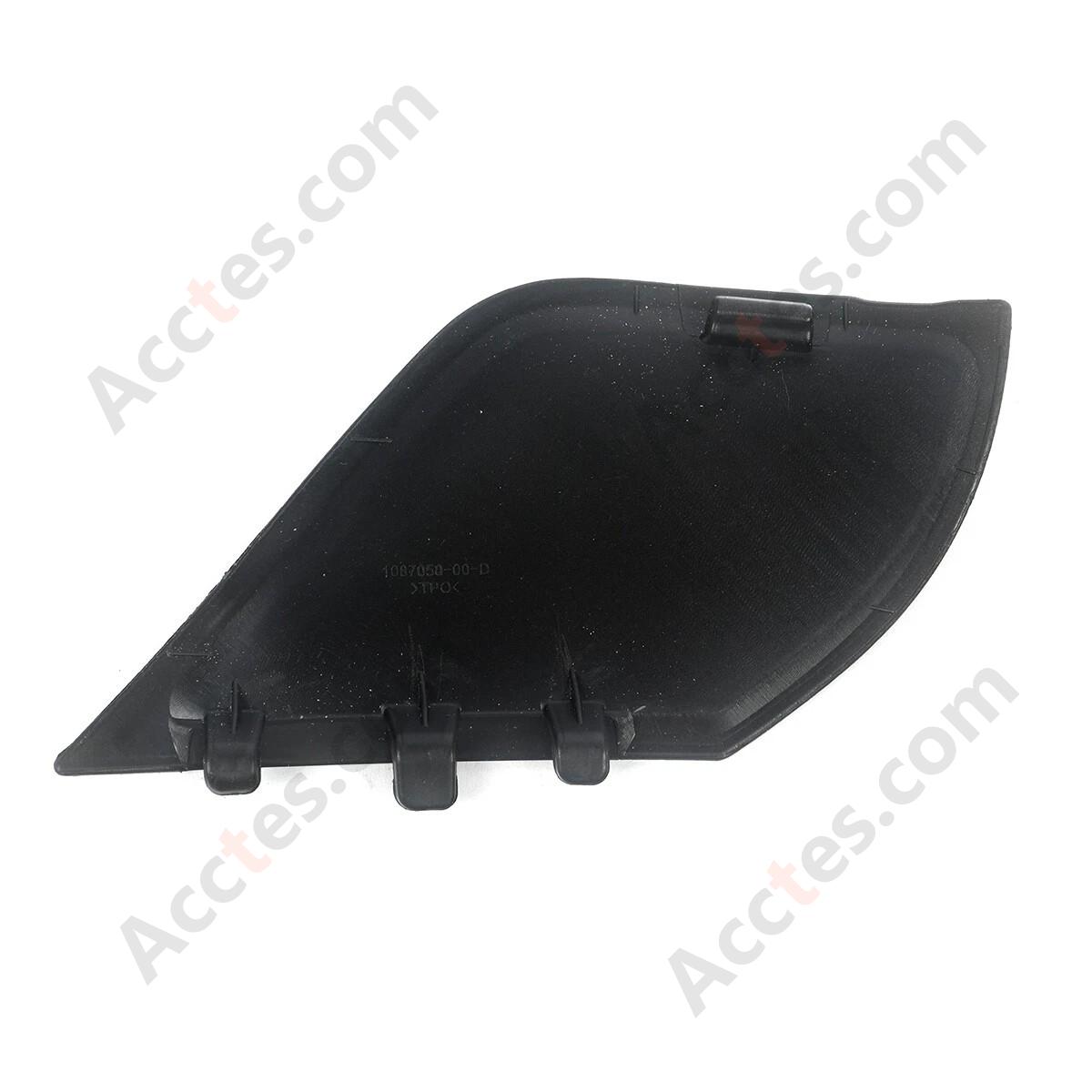 1057056-00-D For 2016-2021 Tesla Model X Front Bumper Trailer Cap Tow Hook Cover