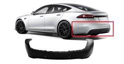 FOR TESLA 2016-2025 MODEL S REAR BUMPER COVER WITH SENSOR HOLE 1057319-S0-A