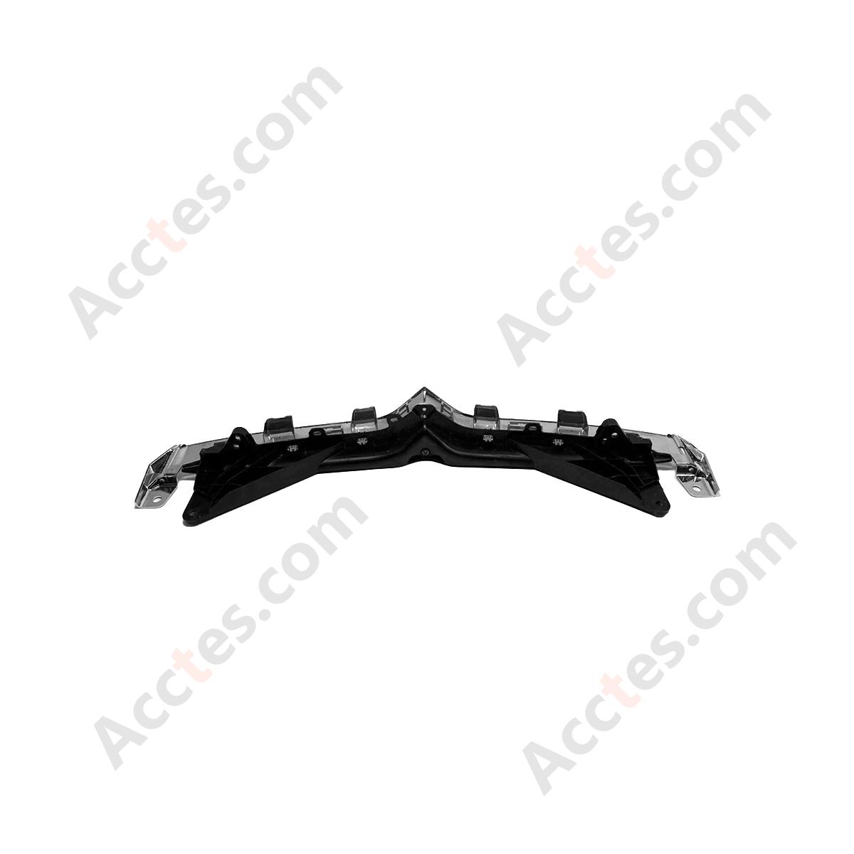 OEM Tesla Model S Front Bumper Support Bar Grill Chrome Trim W/Logo 1062472-E