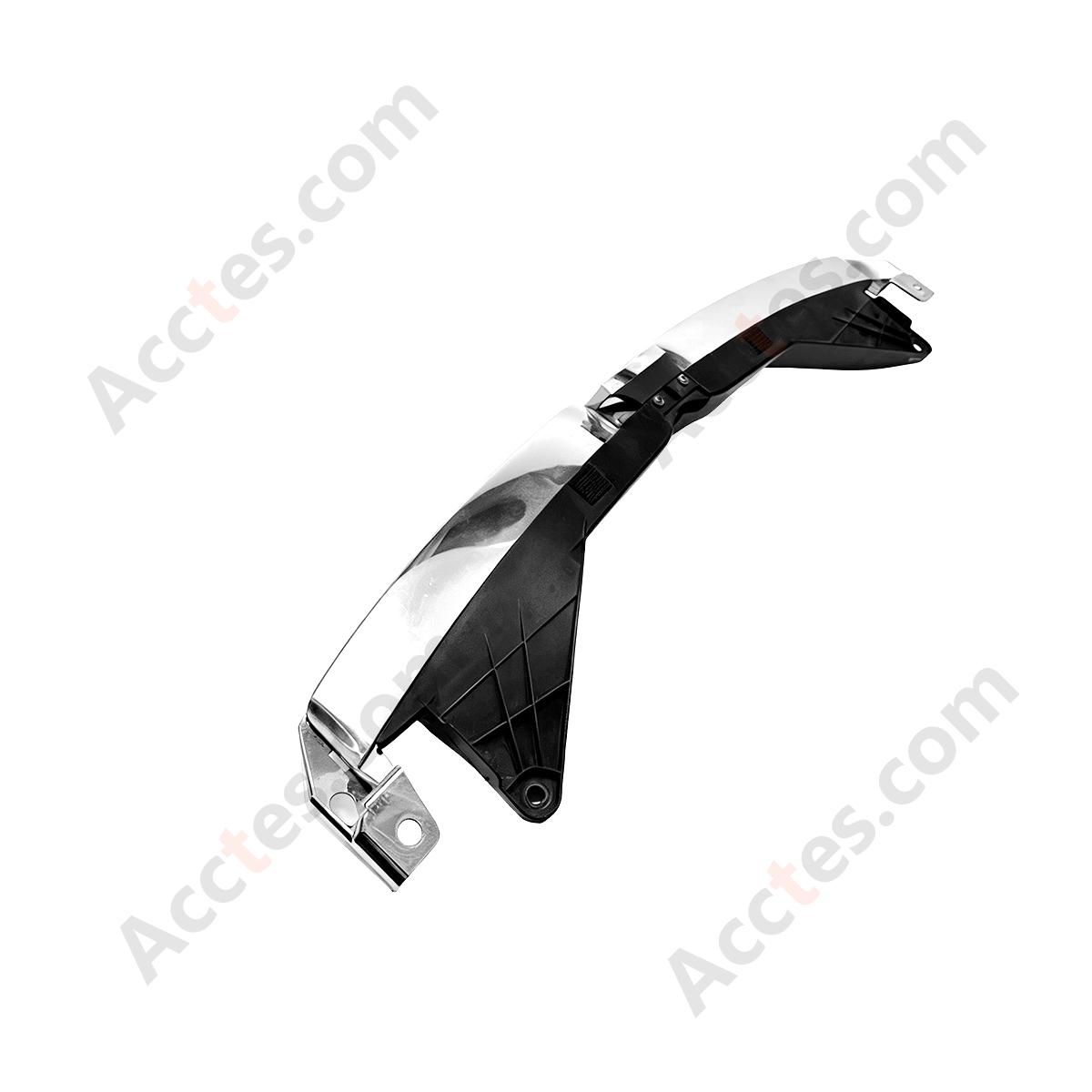 OEM Tesla Model S Front Bumper Support Bar Grill Chrome Trim W/Logo 1062472-E