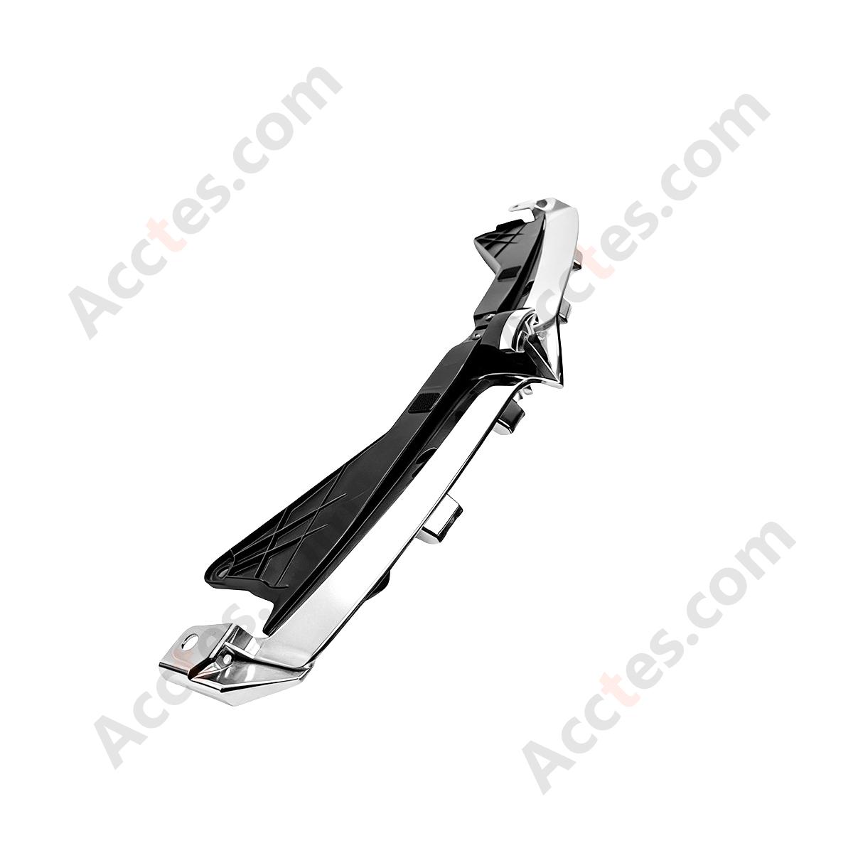 OEM Tesla Model S Front Bumper Support Bar Grill Chrome Trim W/Logo 1062472-E