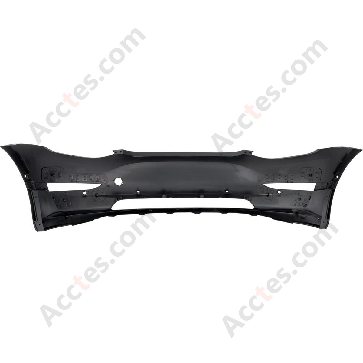 Front Bumper Cover Fascia For 2017-2023 Tesla Model 3 Primed with Tow Hook Hole
